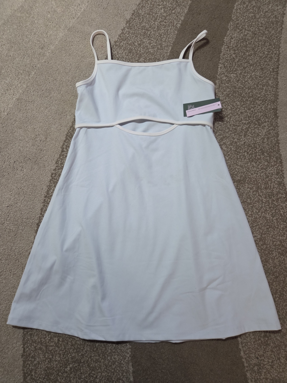 wild fable White Cutout Mini Dress Lg